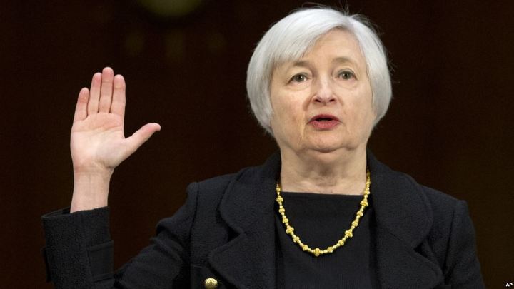 Теперь уже экс-глава ФРС Джанет Йеллен.