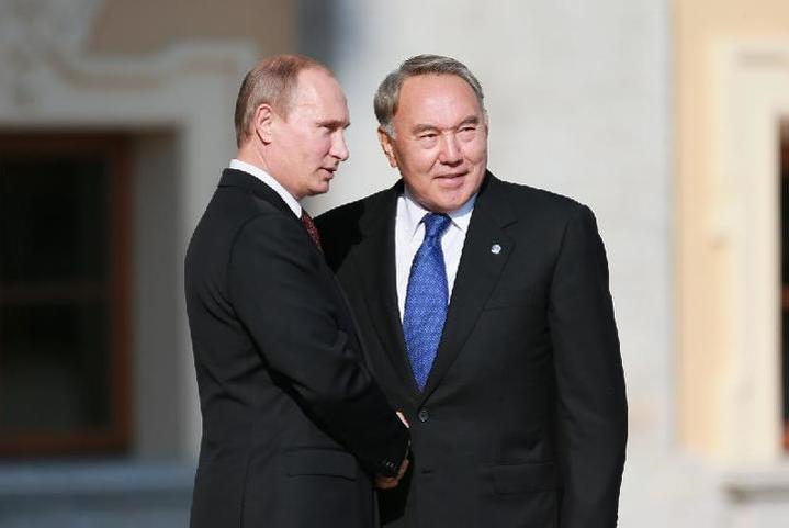 Владимир Путин и Нурсултан Назарбаев