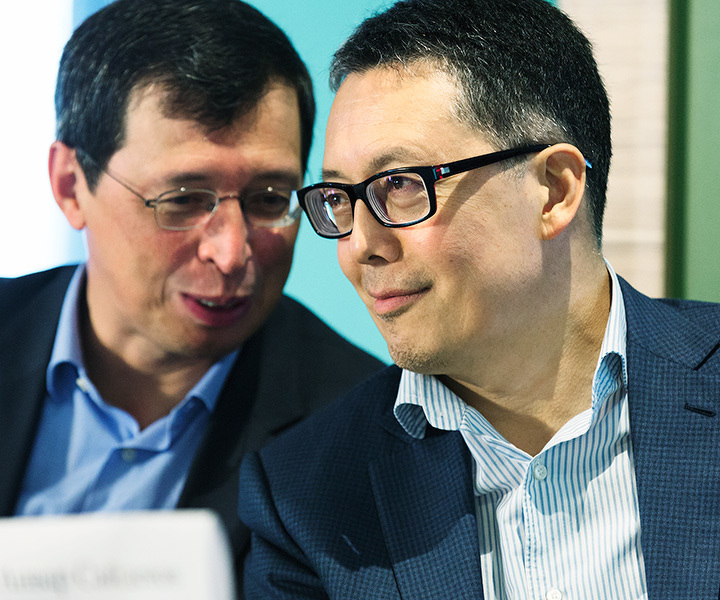 Ораз Жандосов и  Анвар Сайденов.