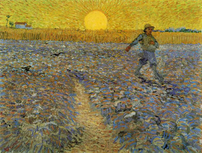 Винсент Ван Гог. Сеятель на закате солнца, 1888