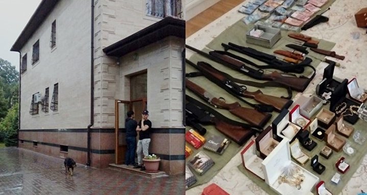 Жилье и оружие членов ОПГ в Алматы. Жилье и оружие членов ОПГ в Алматы.
