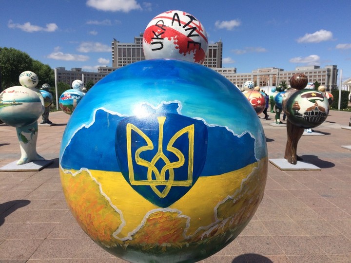 Символ Украины как участника ЭКСПО в Астане. Символ Украины как участника ЭКСПО в Астане.