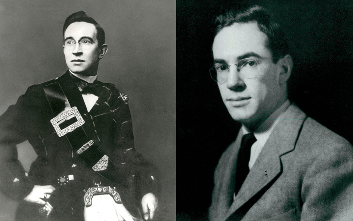Ключевые фигуры в истории Forbes, основатель Берти Чарльз и сын Малкольм, в молодости