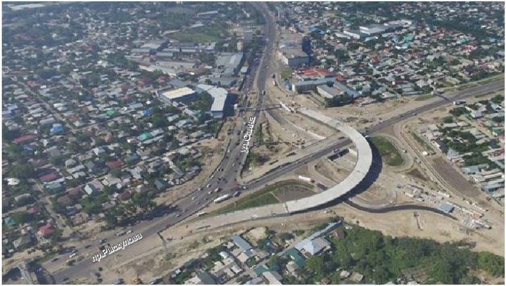 Развязка на Рыскулова - Саина. 