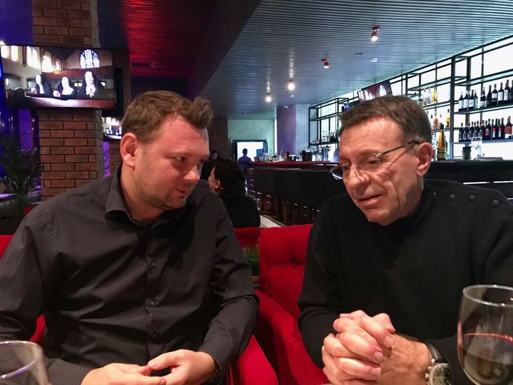 Виктор Елисеев и Жан Мари Бурсико Виктор Елисеев и Жан Мари Бурсико