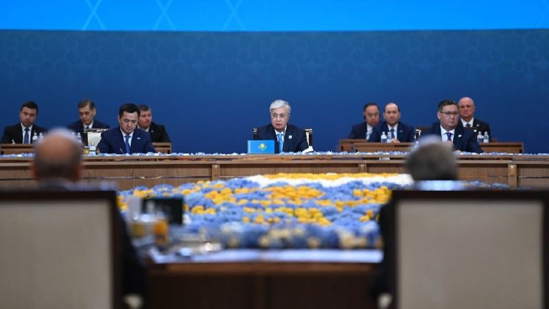Касым-Жомарт Токаев выступил на саммите ШОС