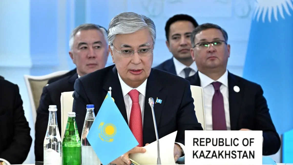 Касым-Жомарт Токаев выступил на неформальном саммите Организации тюркских государств Президент Казахстана выступает на неформальном саммите Организации тюркских государств, которое проходит 6 июля в азербайджанском городе Шуша.