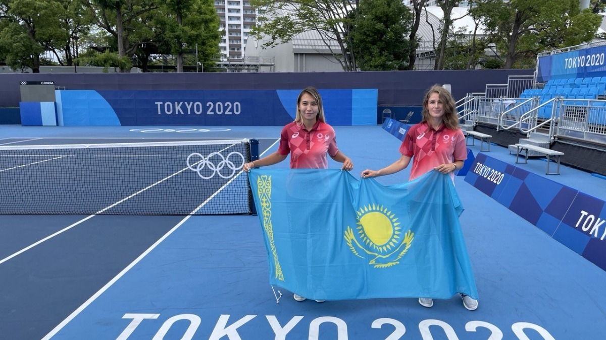Меруерт Каукеева и Юлия Игнатченко на Олимпиаде в Токио в 2021 году