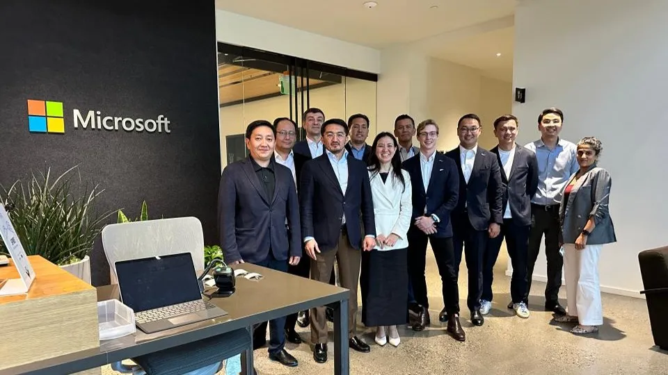 делегация из Казахстана в офисе Microsoft