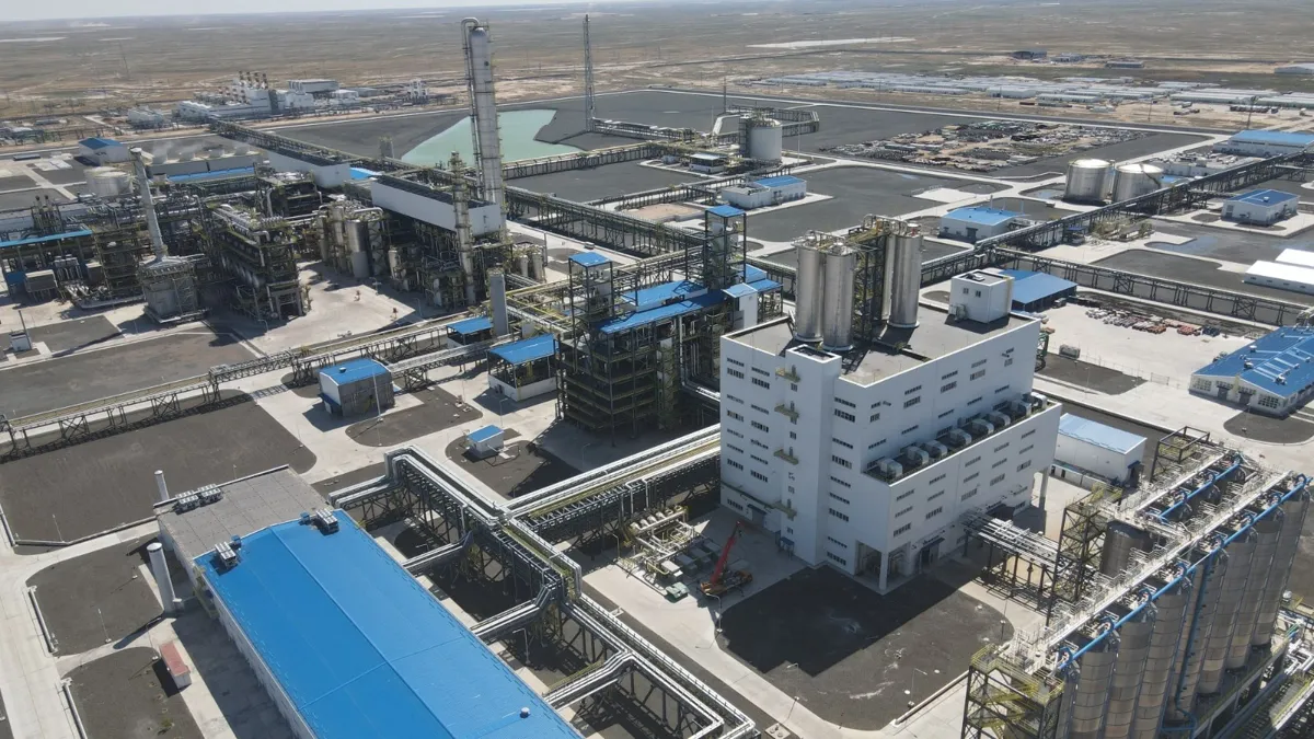 Газохимический комплекс ТОО «Kazakhstan Petrochemical Industries» производит полипропилен