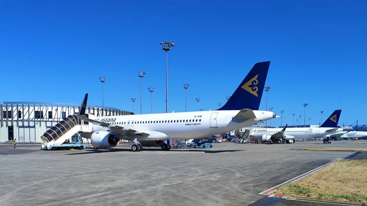 Самолёты Air Astana. Иллюстративное фото Самолёты Air Astana