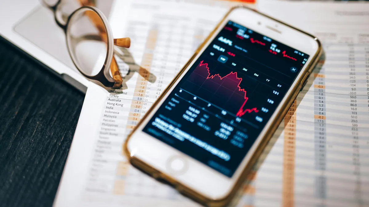 график акций