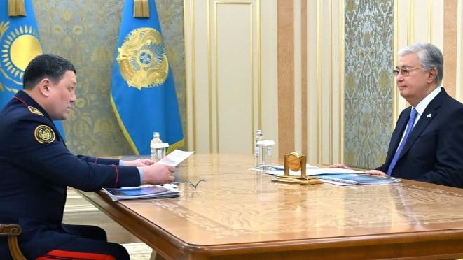 Ержан Саденов и Касым-Жомарт Токаев Ержан Саденов и Касым-Жомарт Токаев