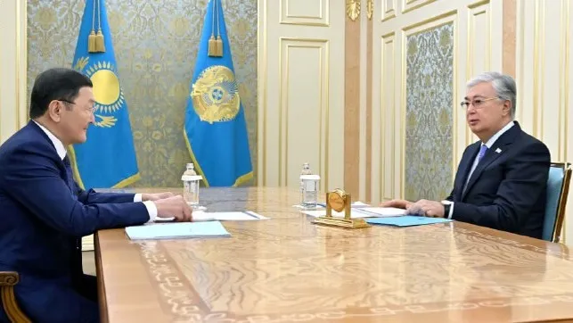 Берик Асылов и Касым-Жомарт Токаев Берик Асылов и Касым-Жомарт Токаев