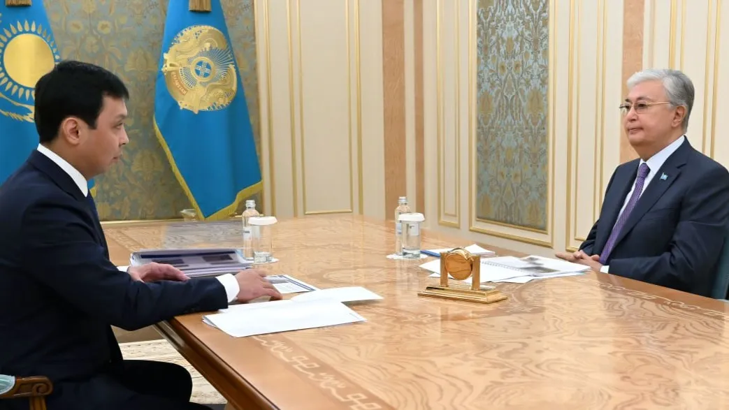 Асхат Жумагали и Касым-Жомарт Токаев Асхат Жумагали и Касым-Жомарт Токаев в Акорде