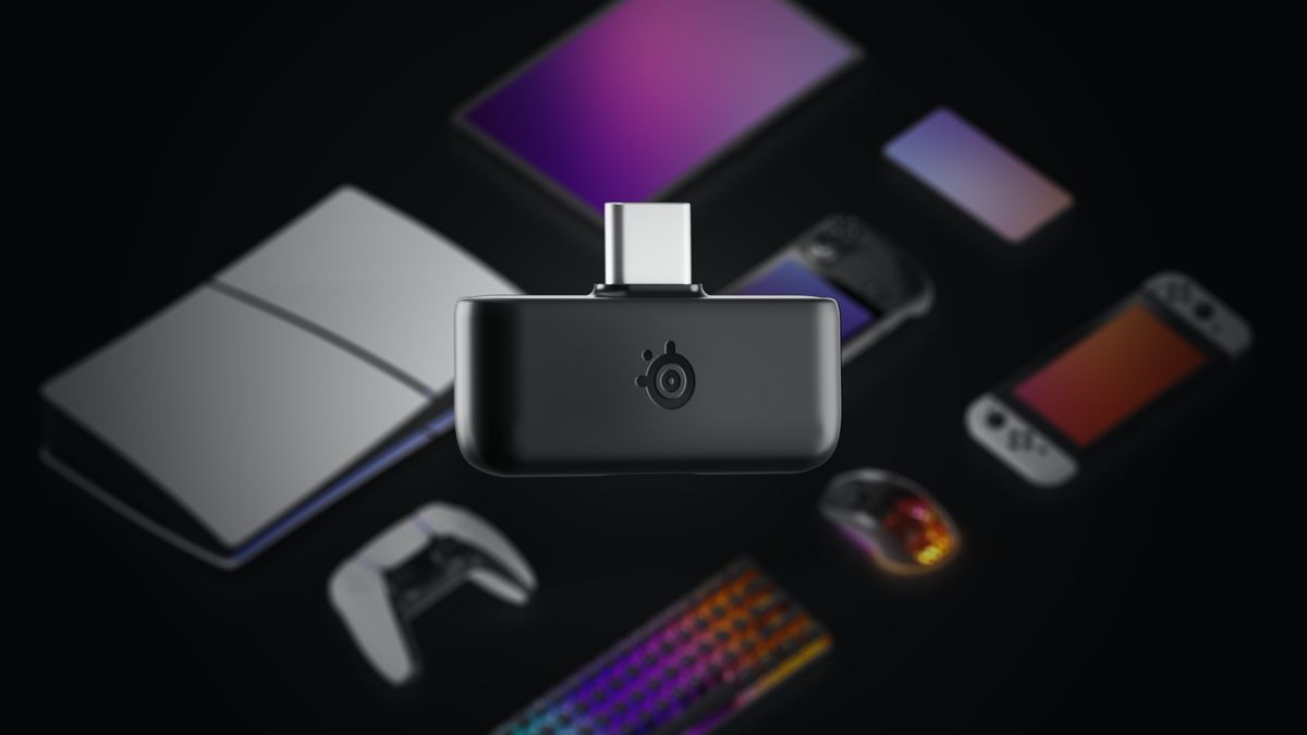 Компактный донгл USB-C SteelSeries, игровая гарнитура Arctis Nova 5 Wireless