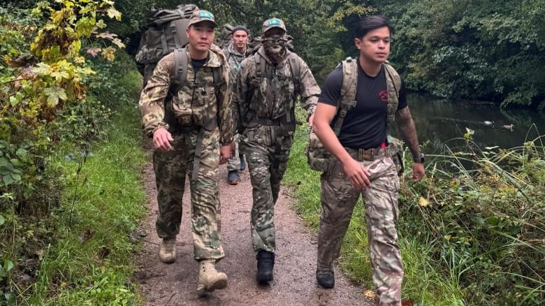 Казахстанские десантники на учениях в Уэльсе