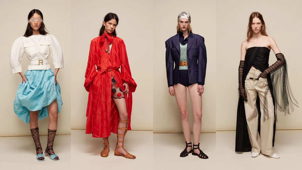 Воздушные силуэты Rochas Модели Rochas