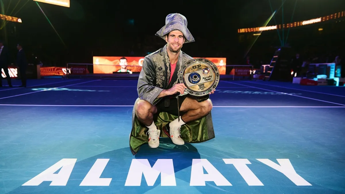 Карен Хачанов – победитель международного теннисного турнира ATP 250 Almaty Open 2024 в одиночном разряде Карен Хачанов