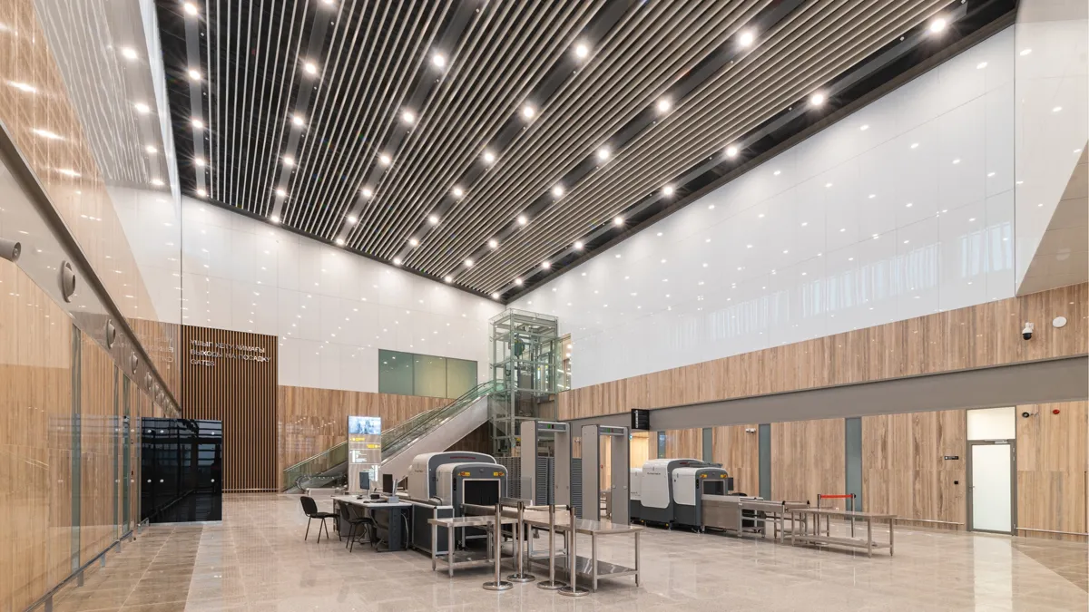 Новый пассажирский терминал аэропорта Коркыт Ата в Кызылорде 