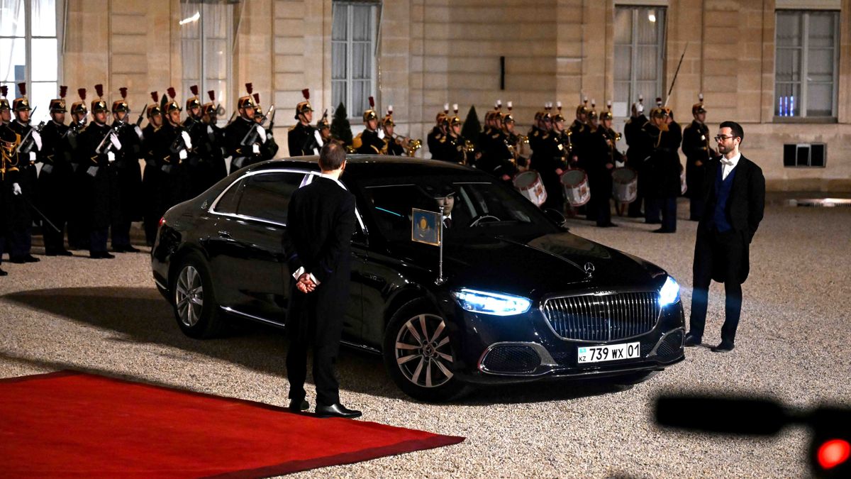Президент Казахстана Касым-Жомарт Токаев в Париже