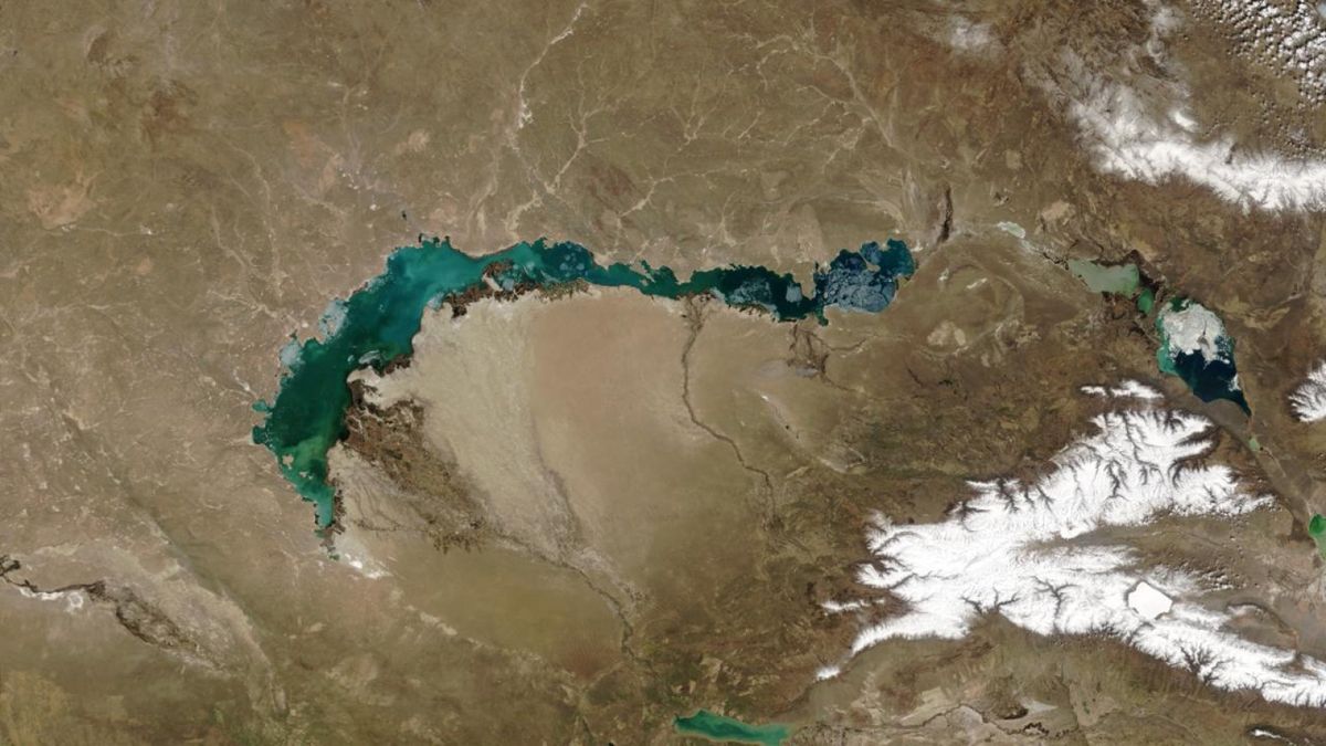 Карта озера Балхаш Карта озера Балхаш