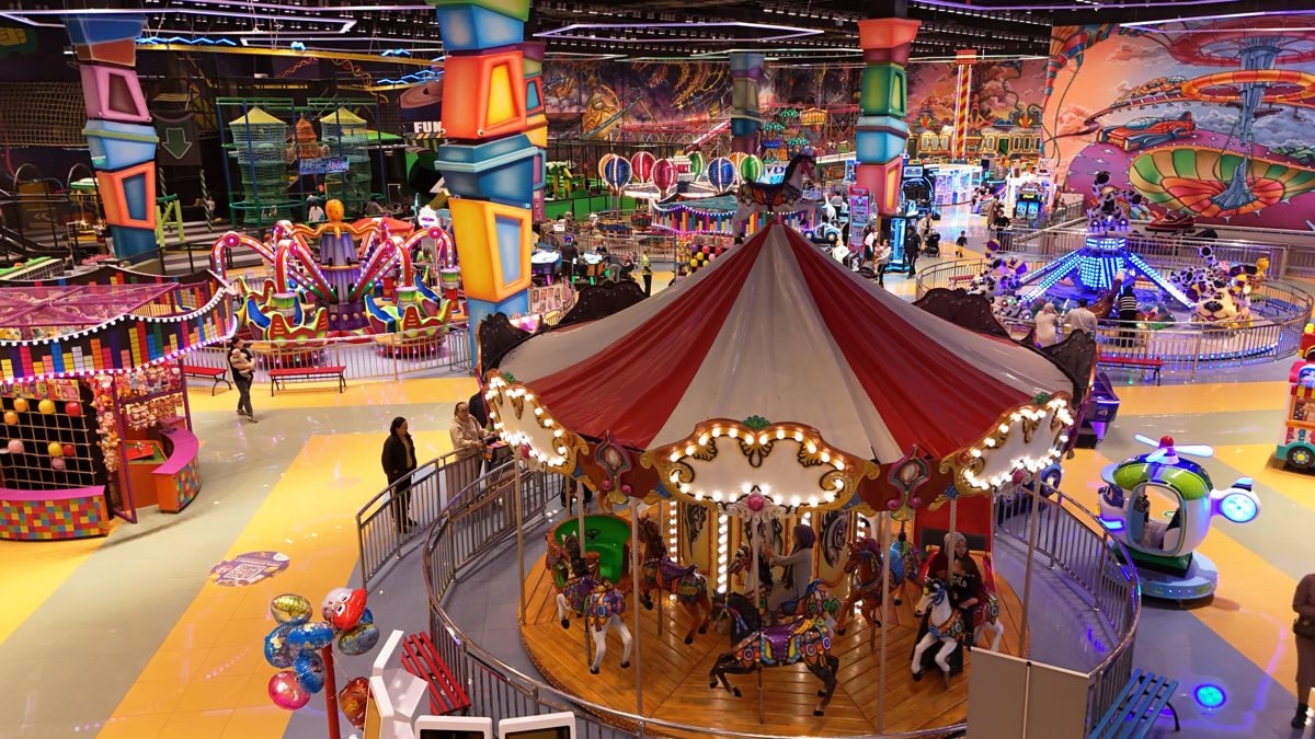 В парке Funky Planet В парке Funky Planet