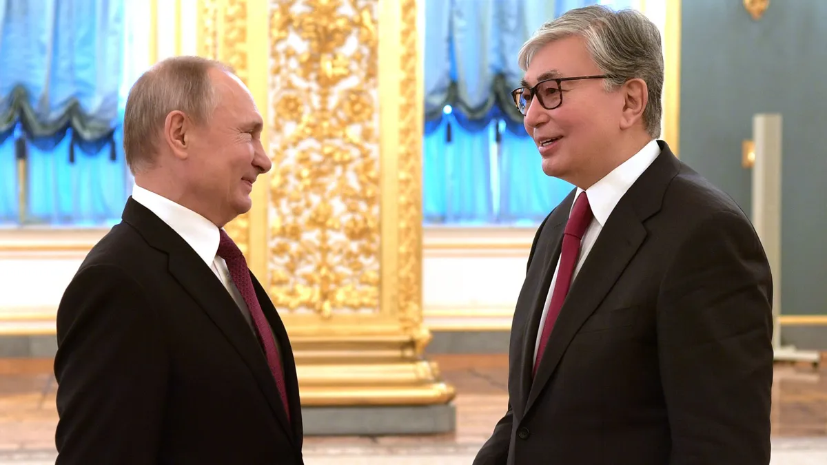 Касым-Жомарт Токаев и Владимир Путин