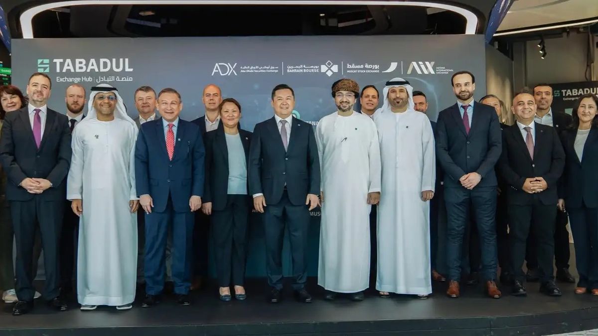 На подписании соглашения между AIX и ADX На подписании соглашения между AIX и ADX, фондовой биржей Абу-Даби