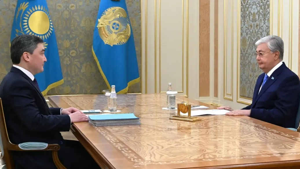Олжас Бектенов и Касым-Жомарт Токаев Олжас Бектенов и Касым-Жомарт Токаев