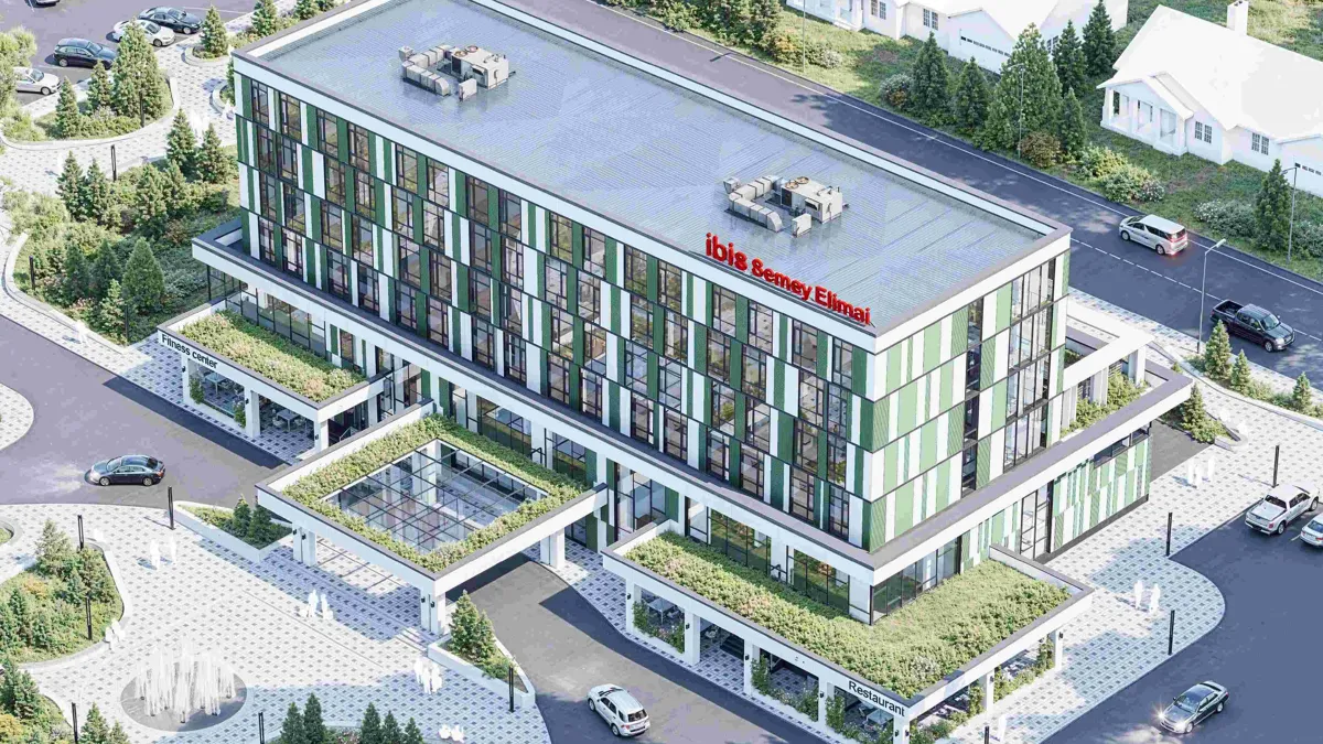 Эскиз будущего отеля ibis в Семее