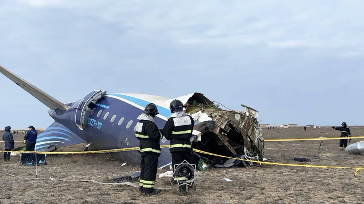 Крушение самолета AZAL под Актау 25 декабря 2024 года
