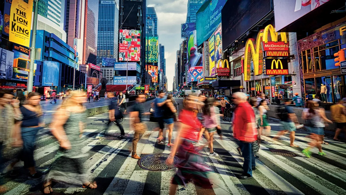 большой город New York Нью Йорк