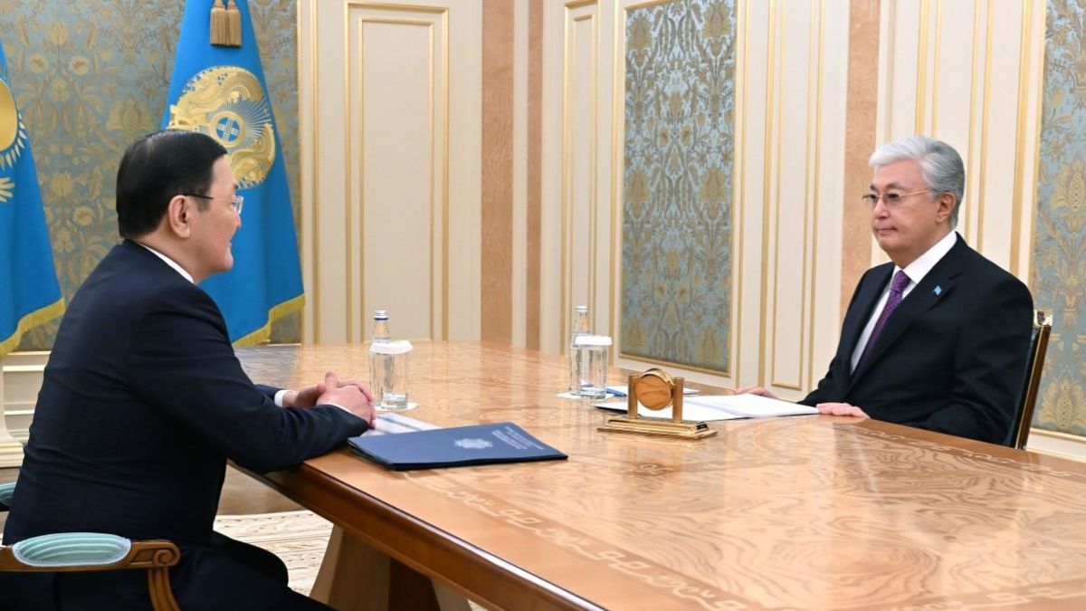 Берик Асылов и Касым-Жомарт Токаев Берик Асылов и Касым-Жомарт Токаев в Акорде