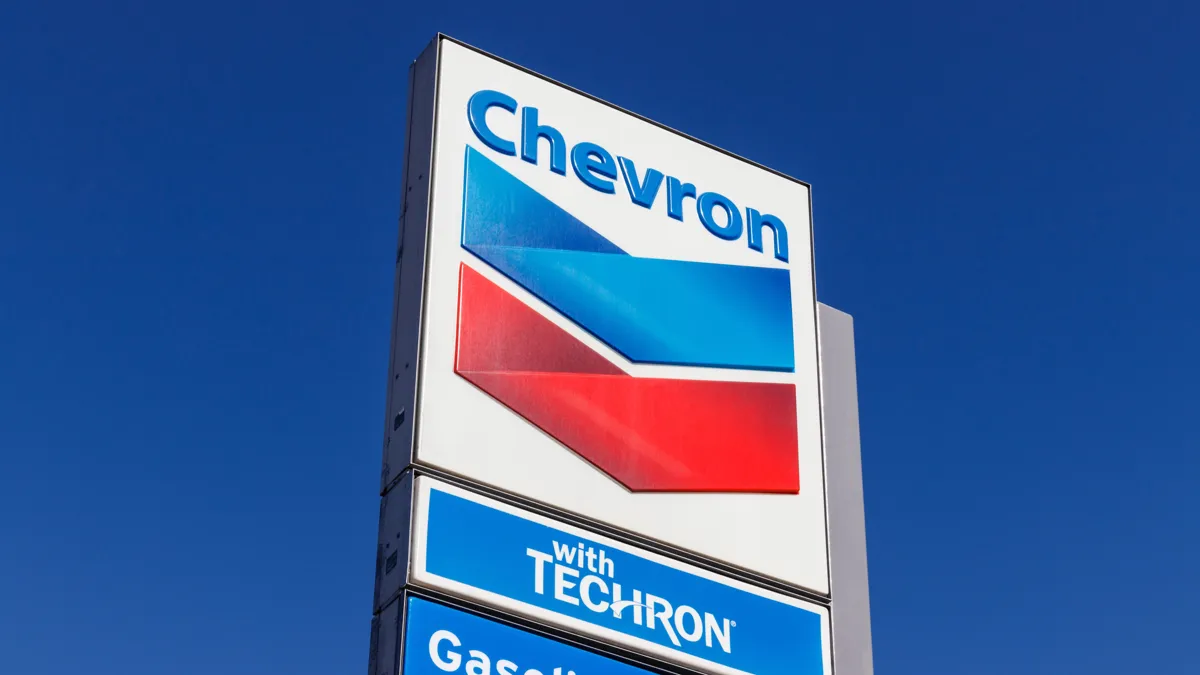 логотип компании Chevron