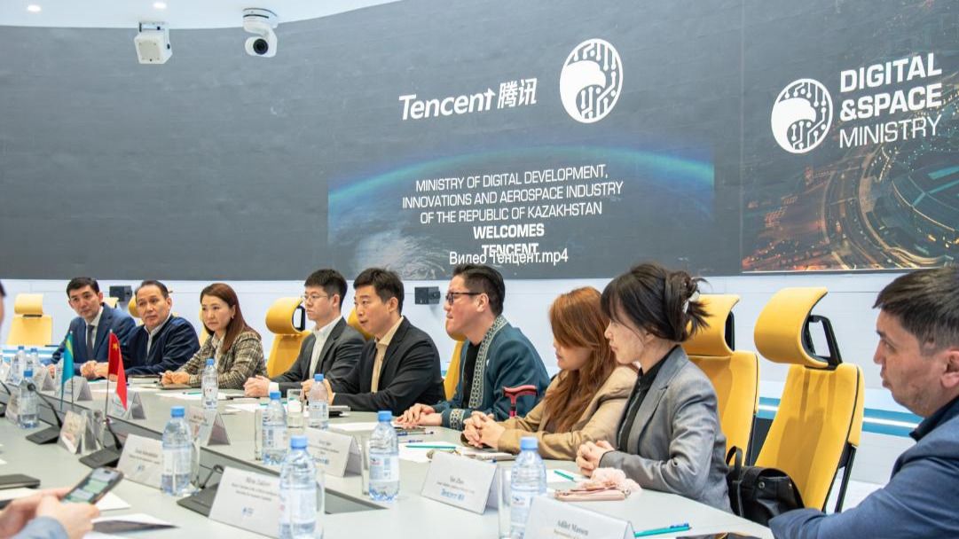 Делегация Tencent на встрече с руководством МЦРИАП Встреча МЦРИАП и делегации Tencent 3 марта 2025 года