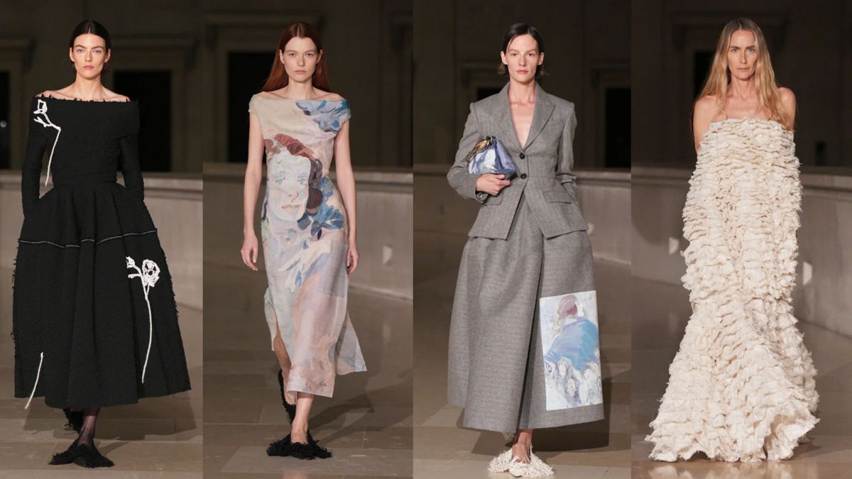 Модели Erdem Модели Erdem на неделе моды в Лондоне 2025
