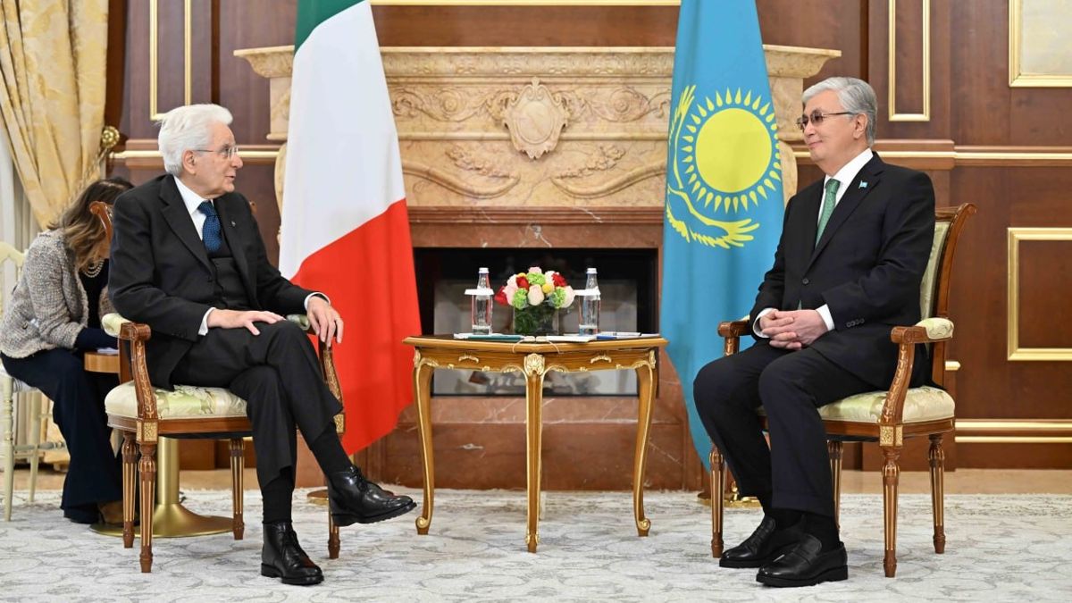 Встреча президентов Италии и Казахстана 9 марта 2025