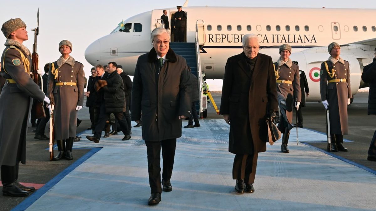 Визит президента Италии в Казахстан, 9 марта 2025
