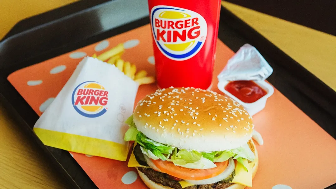 Комбо Burger King - бургер, картошка, соус кетчуп