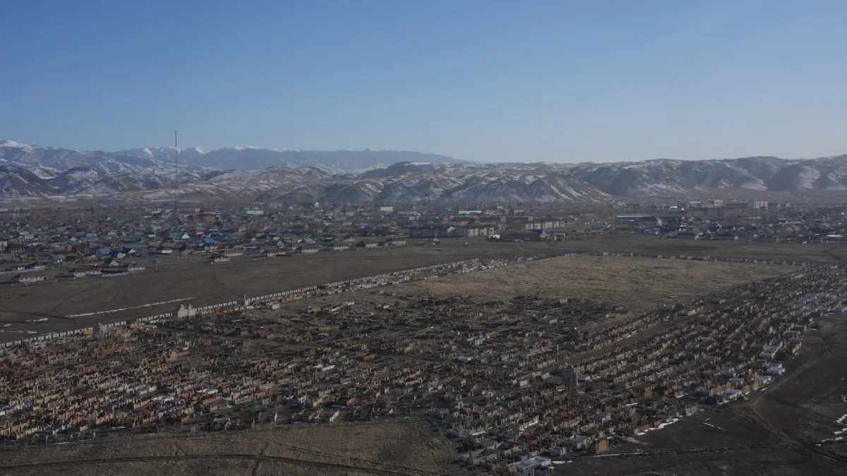 Панорама города Зайсан Зайсан