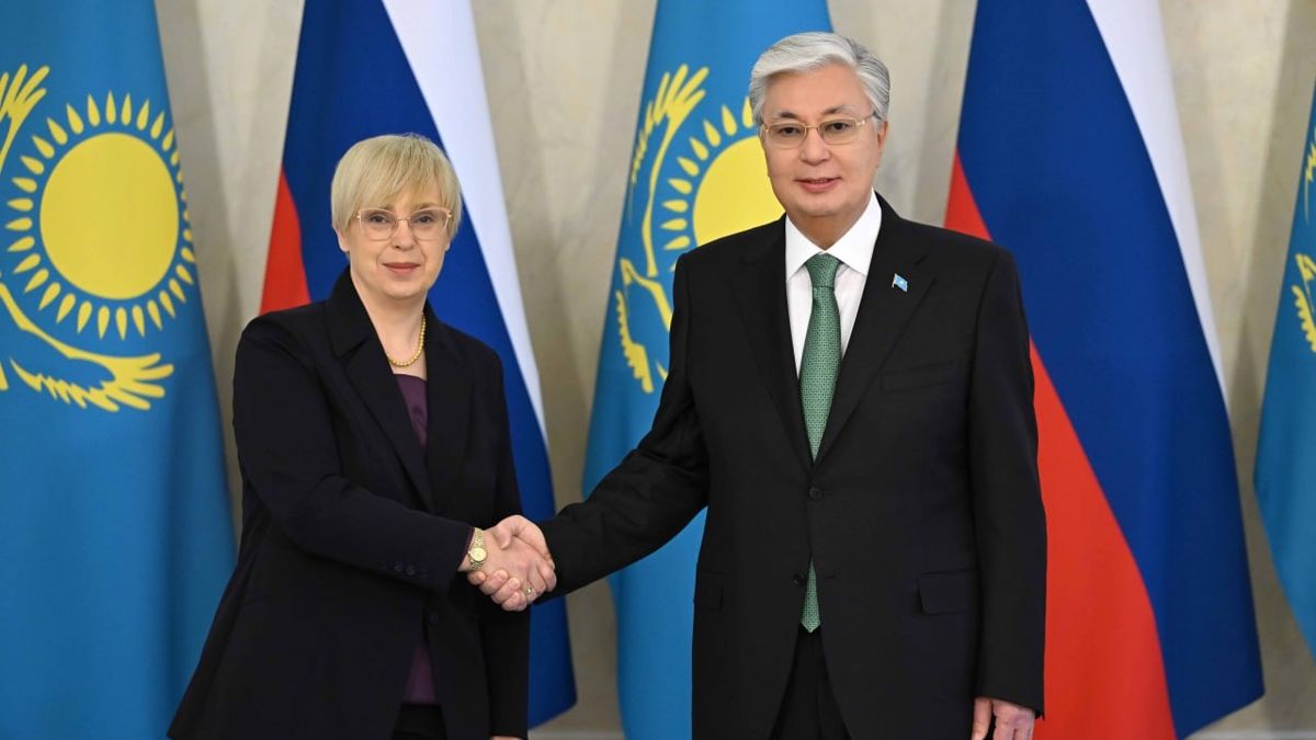 Наташа Пирц-Мусар и Касым-Жомарт Токаев