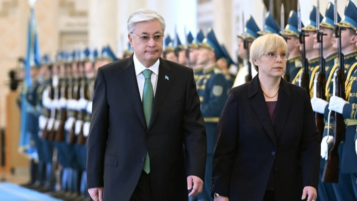 Касым-Жомарт Токаев и Наташа Пирц-Мусар