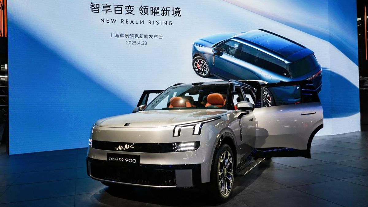 Lynk&Co 900, представленный на автошоу в Шанхае, апрель 2025