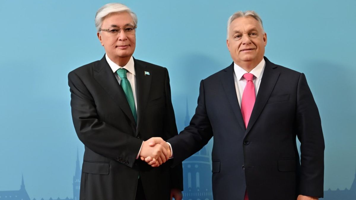 Касым-Жомарт Токаев и Виктор Орбан Касым-Жомарт Токаев и Виктор Орбан