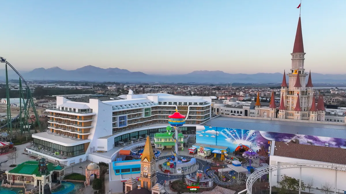 Вид сверху на The Land of Legends Nickelodeon Hotels & Resorts Antalya