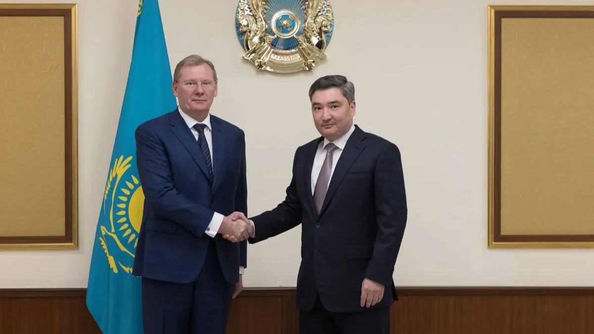 Николай Горбань и Олжас Бектенов Николай Горбань и Олжас Бектенов