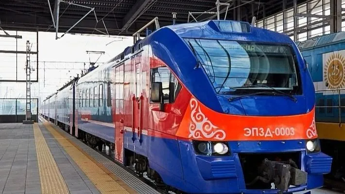 электропоезд, железная дорога, КТЖ