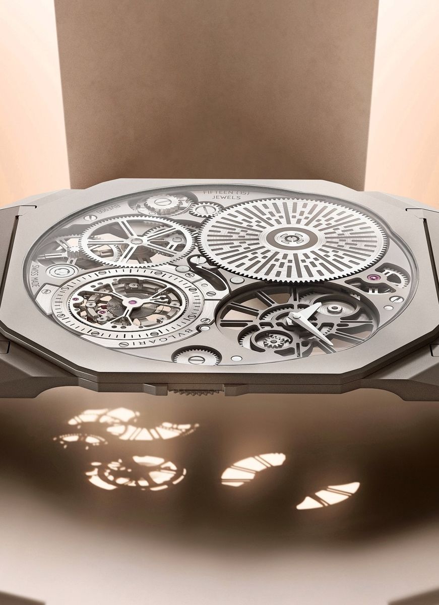 Новый мировой рекорд Octo Finissimo Ultra Tourbillon. Корпус часов с турбийоном толщиной всего 1,85 мм