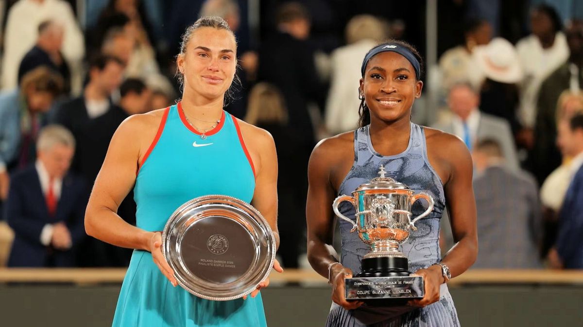 Финалистки Открытого чемпионата Франции - 2025 в женском одиночном разряде Арина Соболенко и Кори Гауфф Финалистки Открытого чемпионата Франции - 2025 в женском одиночном разряде: Арина Соболенко и Кори Гауфф